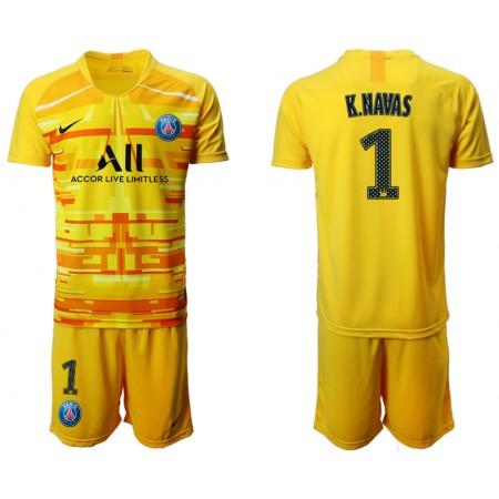 Koszulka Paris Saint-Germain Bramkarska K NAVAS 1 Dziecięcy II 2019-2020 Krótki Rękaw